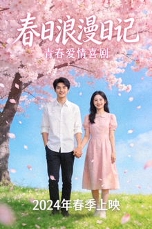 电视剧《春日浪漫日记》海报 - 青春爱情喜剧
